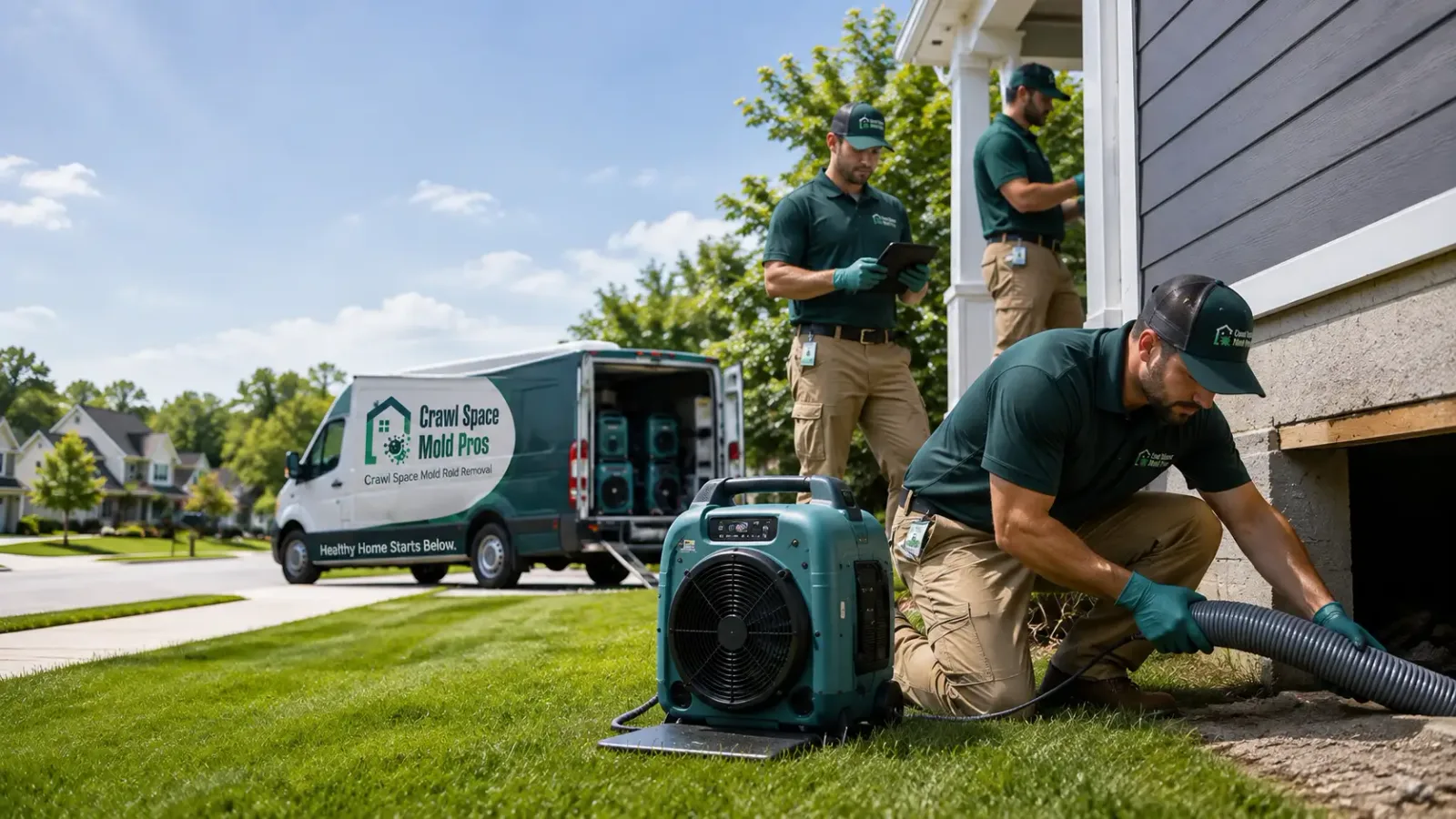 Crawl Space Mold Removal in Iowa